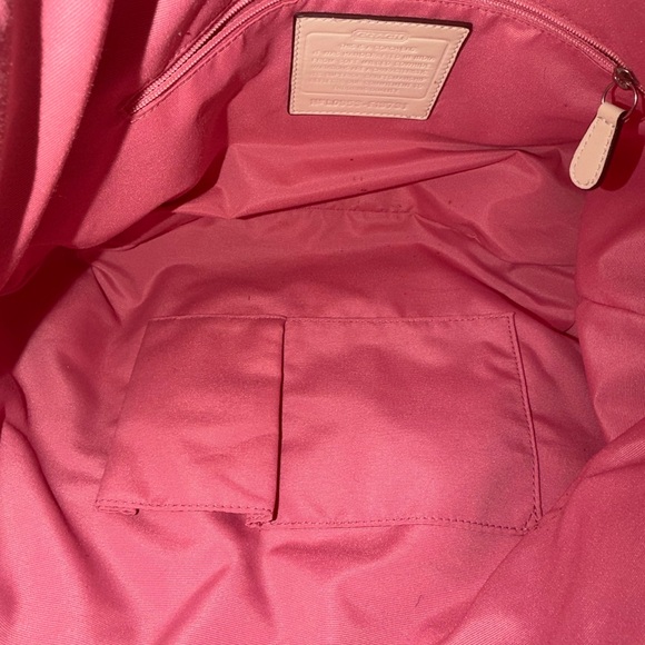 Coach Cream Leather Hobo Bag# F13731 - Picture 13 of 14